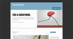 Desktop Screenshot of muckymind.com